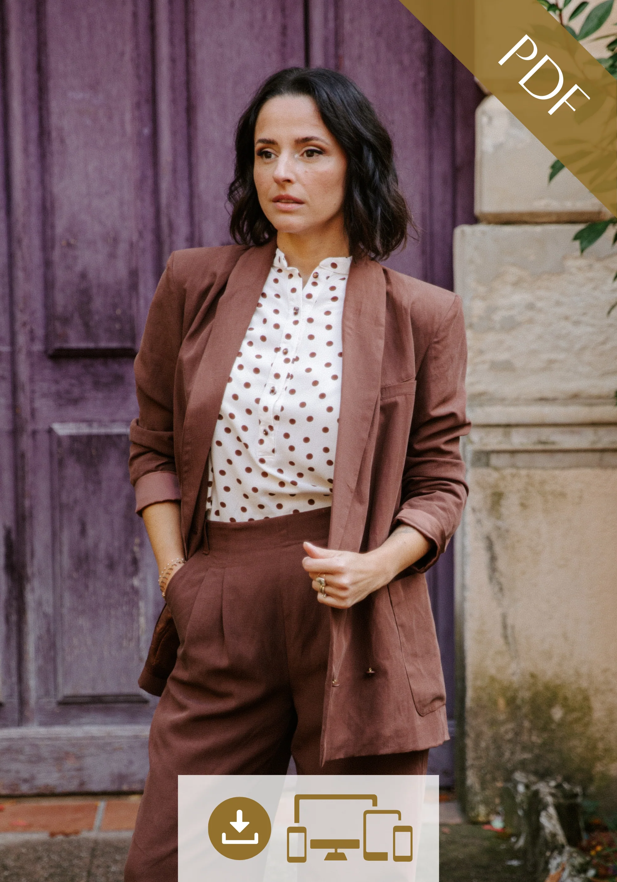 Je couds ma tenue de cérémonie